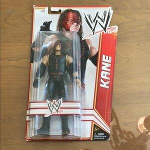 WWE Kane Action Figure in Red and Black Attire. 66. NIP